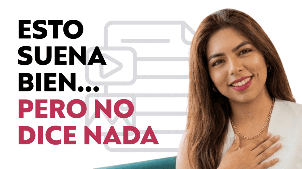 ESTO SUENA BIEN PERO NO DICE NADA