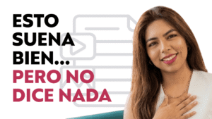 ESTO SUENA BIEN PERO NO DICE NADA